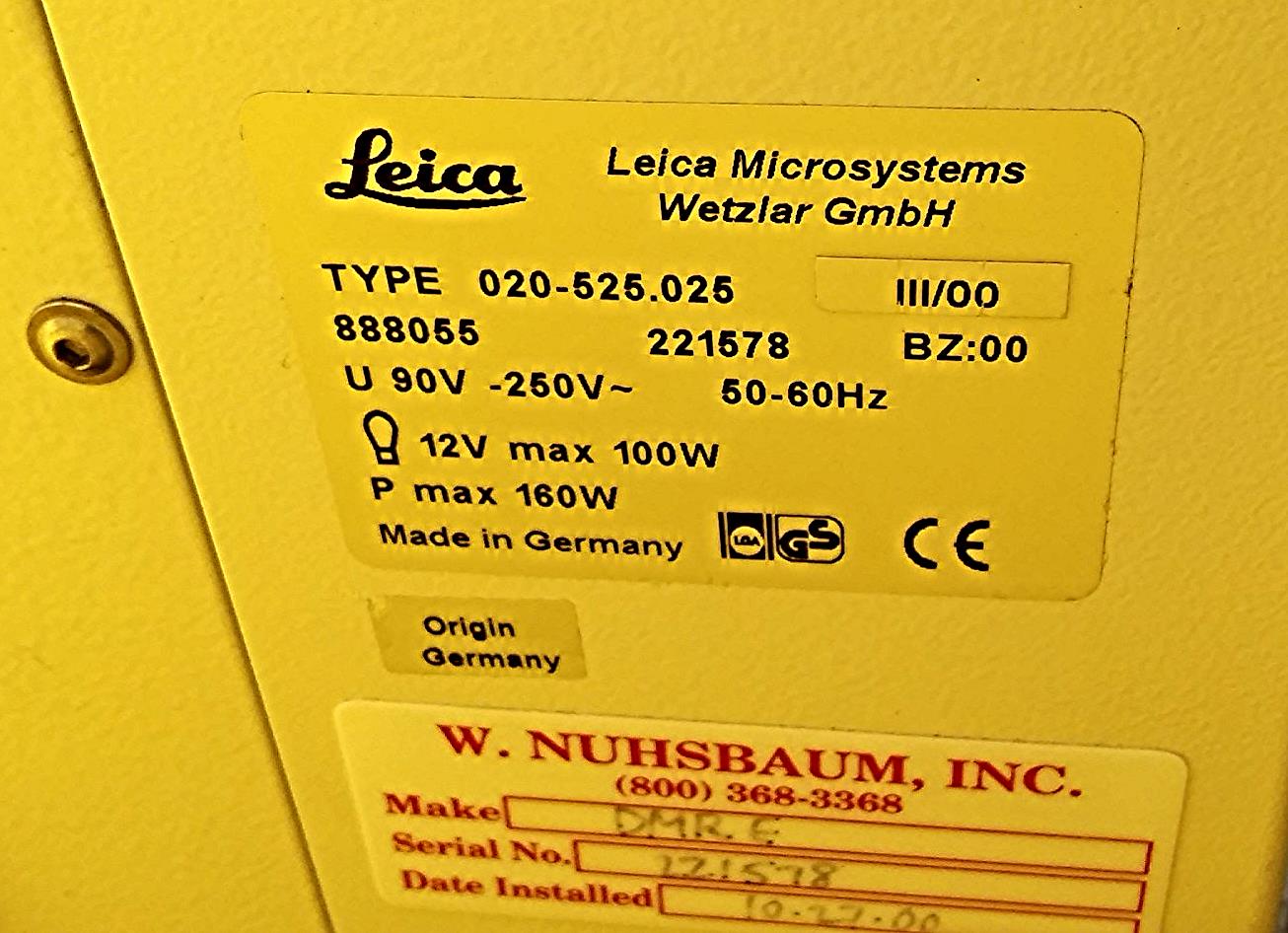 LEICA DMRE SCANNING CONFOCAL EPI-FLUORESCENCE MICROSCOPE Power Supply FREESHIP