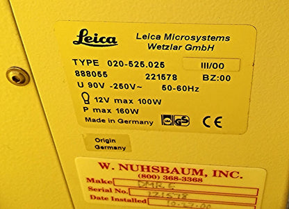 LEICA DMRE SCANNING CONFOCAL EPI-FLUORESCENCE MICROSCOPE Power Supply FREESHIP