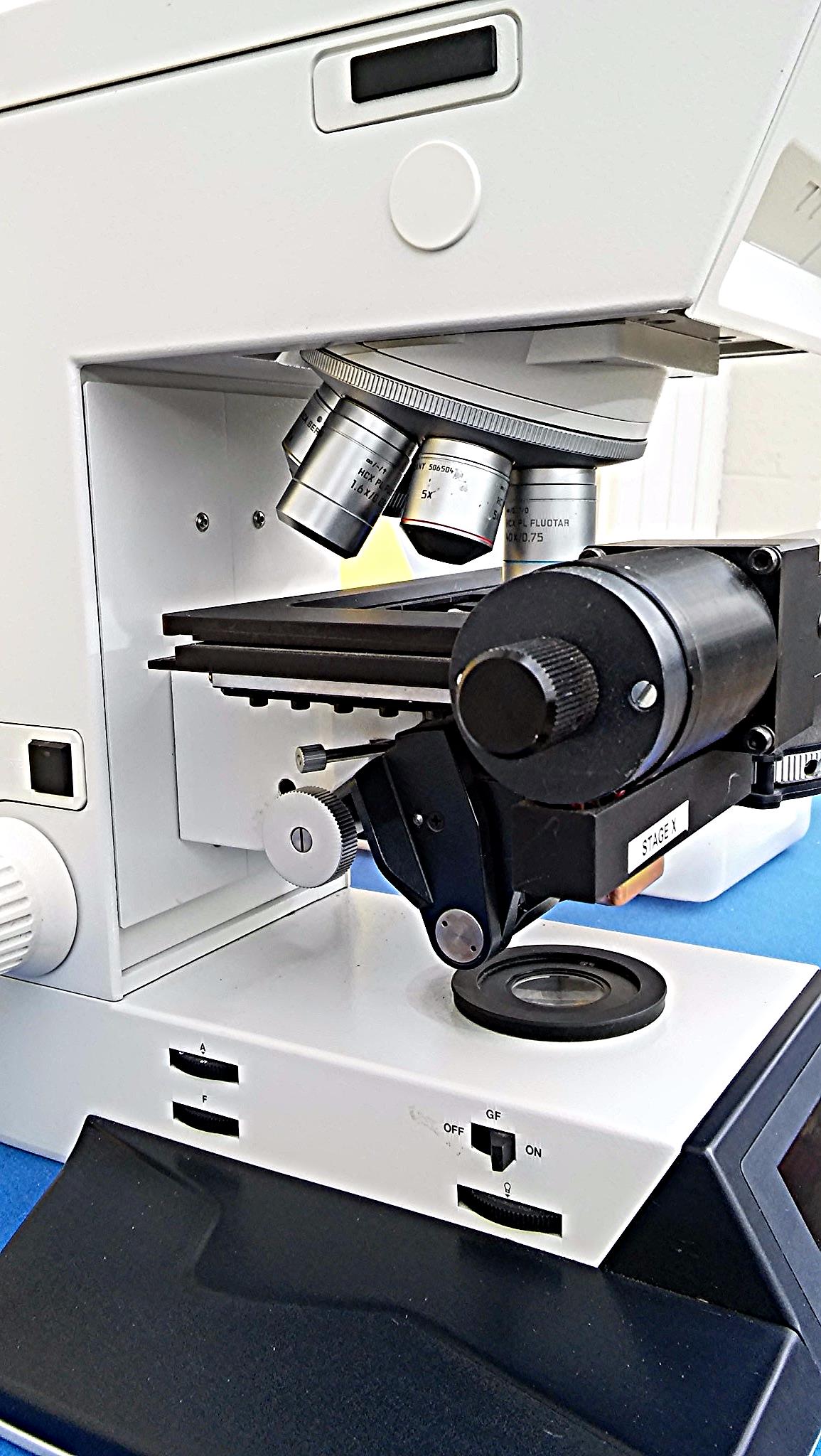 LEICA DMR SCANNING CONFOCAL RESEARCH EPI-FLUORESCENCE MICROSCOPE Parts FREE SHIP