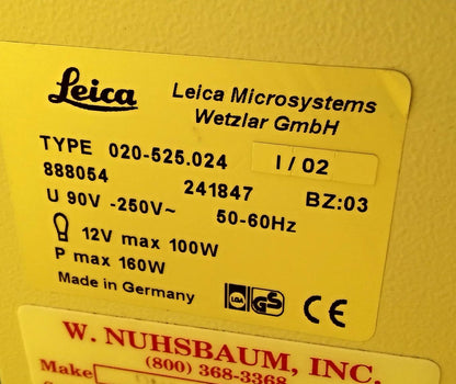 LEICA DMR SCANNING CONFOCAL RESEARCH EPI-FLUORESCENCE MICROSCOPE Parts FREE SHIP