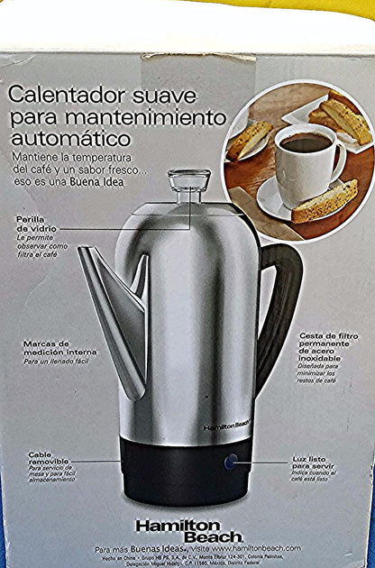 HAMILTON BEACH Model 40622 12 CUP PERCOLATOR KETTLE  40622 FREE SHIP