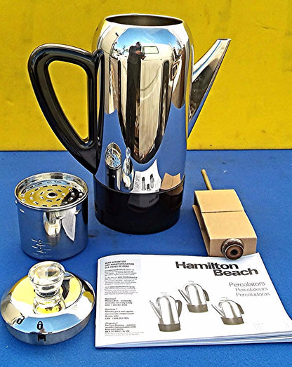 HAMILTON BEACH Model 40622 12 CUP PERCOLATOR KETTLE  40622 FREE SHIP