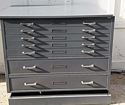 MAYLINE BASE PLUS 5 DRAWER MAP FLAT FILE 56 x 40 deep PERFECT!