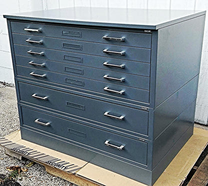 MAYLINE BASE PLUS 5 DRAWER MAP FLAT FILE 56 x 40 deep PERFECT!