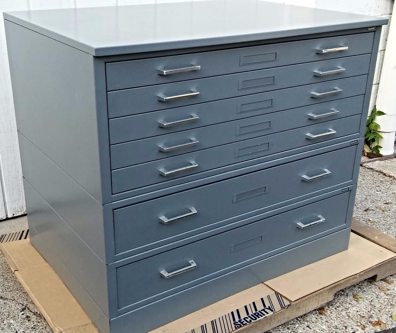 MAYLINE BASE PLUS 5 DRAWER MAP FLAT FILE 56 x 40 deep PERFECT!