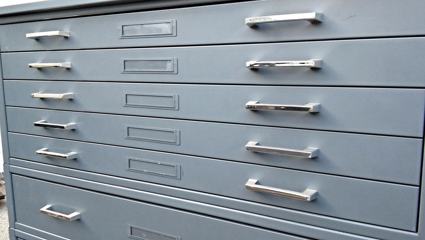 MAYLINE BASE PLUS 5 DRAWER MAP FLAT FILE 56 x 40 deep PERFECT!