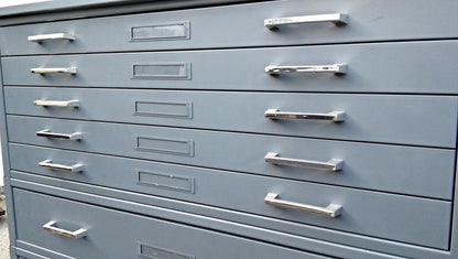 MAYLINE BASE PLUS 5 DRAWER MAP FLAT FILE 56 x 40 deep PERFECT!