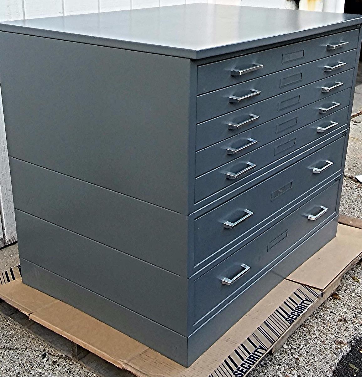 MAYLINE BASE PLUS 5 DRAWER MAP FLAT FILE 56 x 40 deep PERFECT!