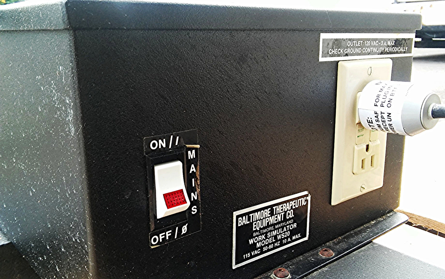 BTE WORK SIMULATOR WS20 STRENGTH TESTING SYSTEM FREE SHIPPING