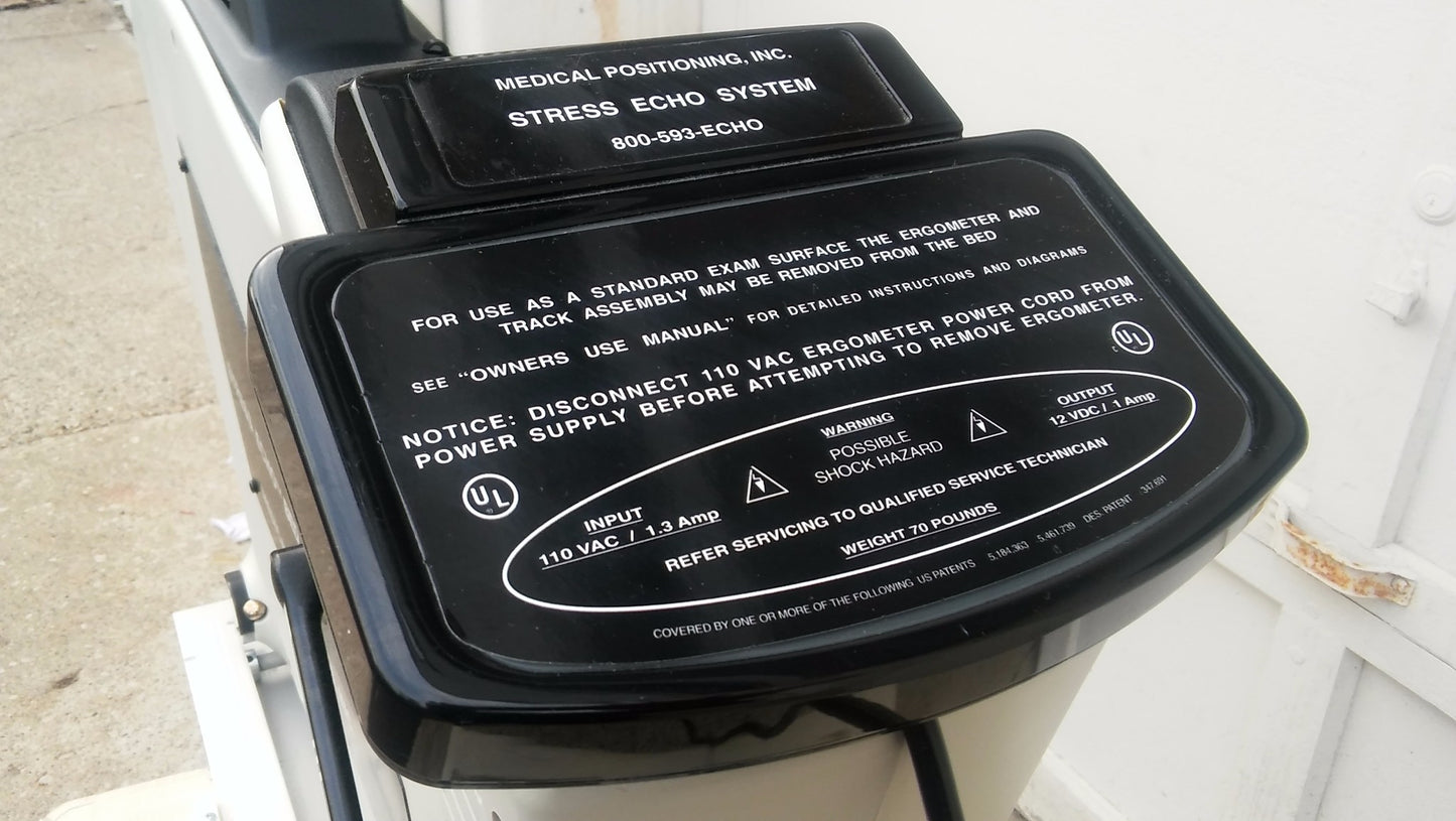 ECHO BED MEDICAL ERGOMETER STRESS ECHOCARDIOGRAPHY MACHINE WATCH VIDEO FREE SHIP