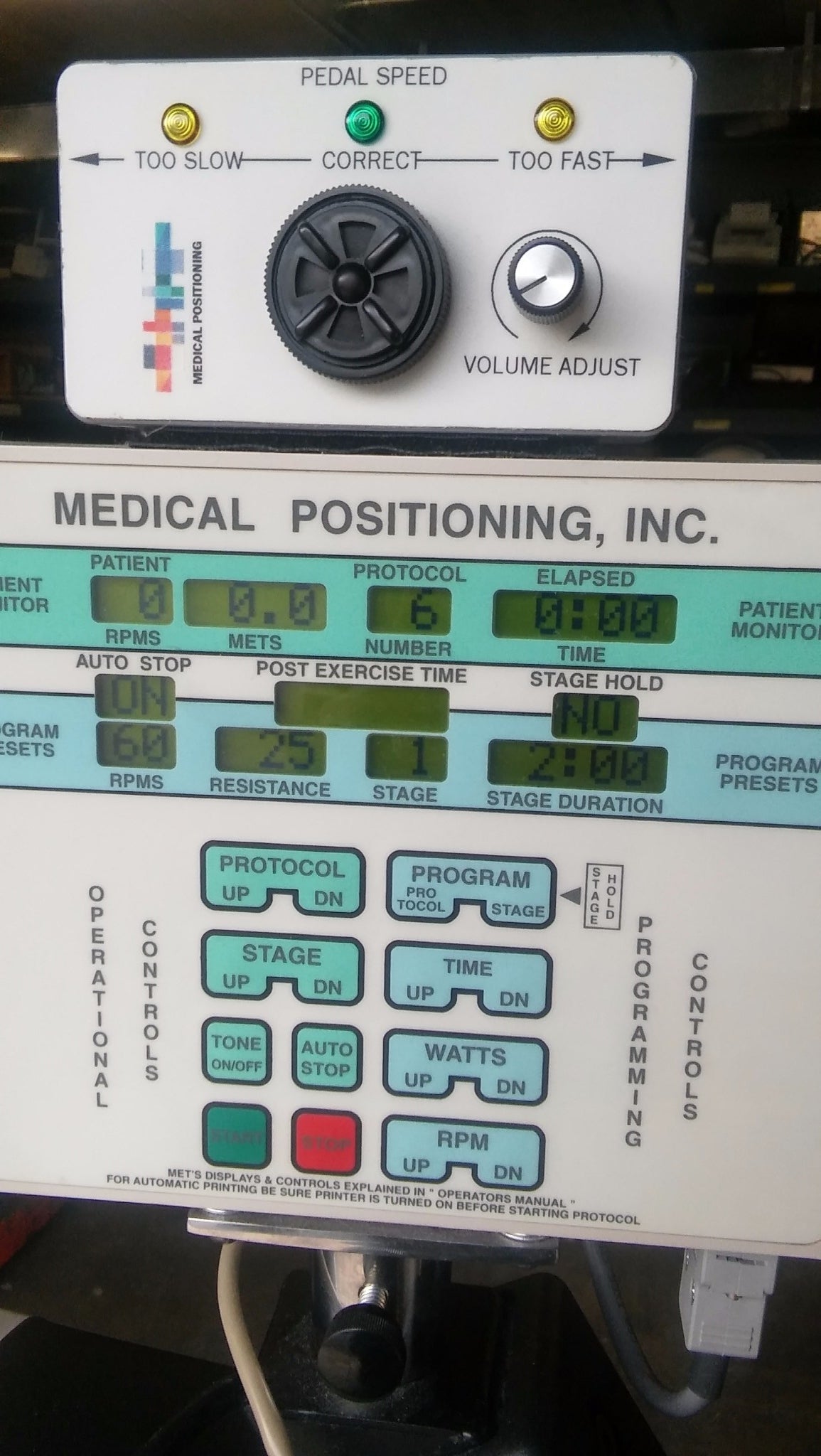 HI LO POWER ECHO BED MEDICAL ERGOMETER STRESS ECHOCARDIOGRAM WATCHVIDEO FREESHIP