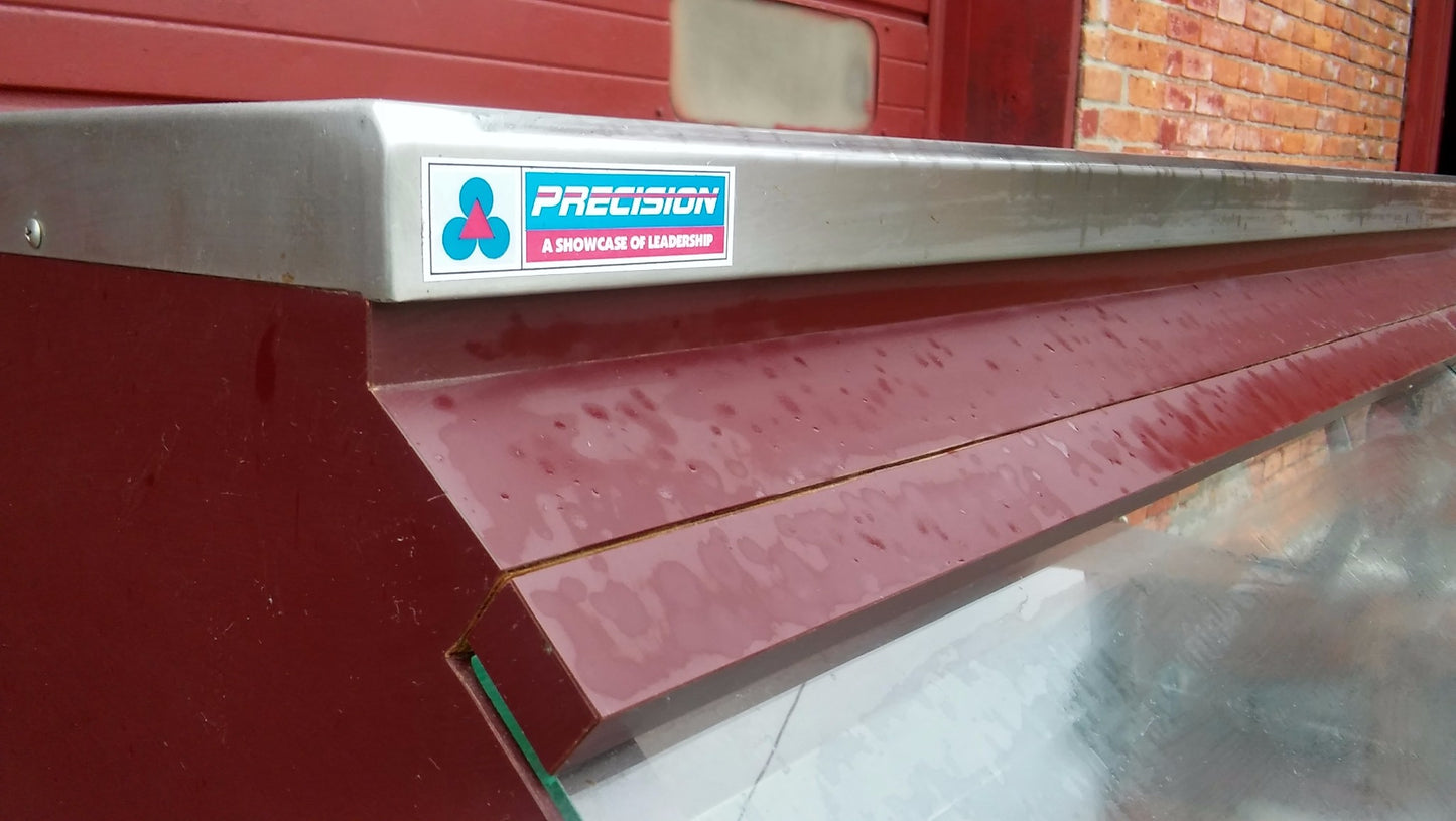 ATLAS METAL IND SET-N-SERVE ICED SALAD FOOD COLD BAR BUFFET 2 SIDE TRAY & HOOD j