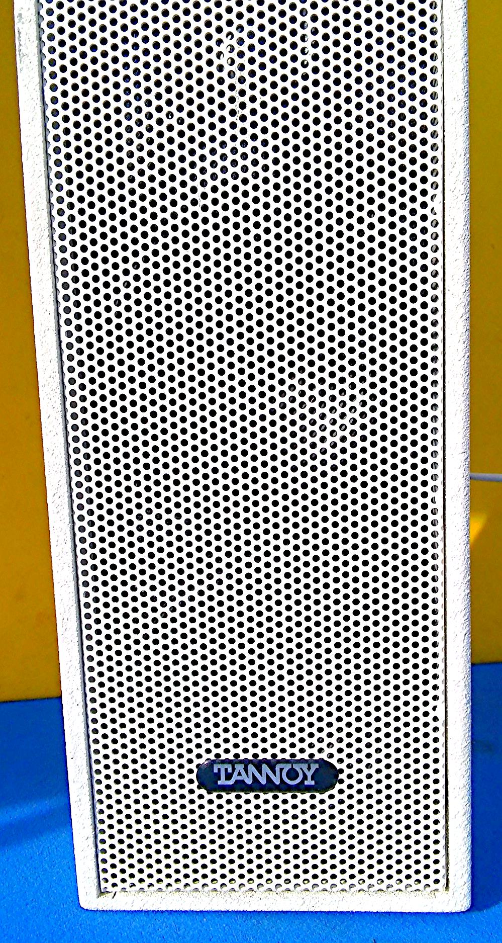 4 TANNOY i7 WH COLUMN ARRAY STYLE SPEAKERS WORKING PERFECT WATCH VIDEO FREE SHIP