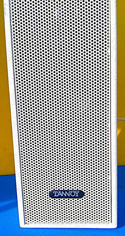 4 TANNOY i7 WH COLUMN ARRAY STYLE SPEAKERS WORKING PERFECT WATCH VIDEO FREE SHIP
