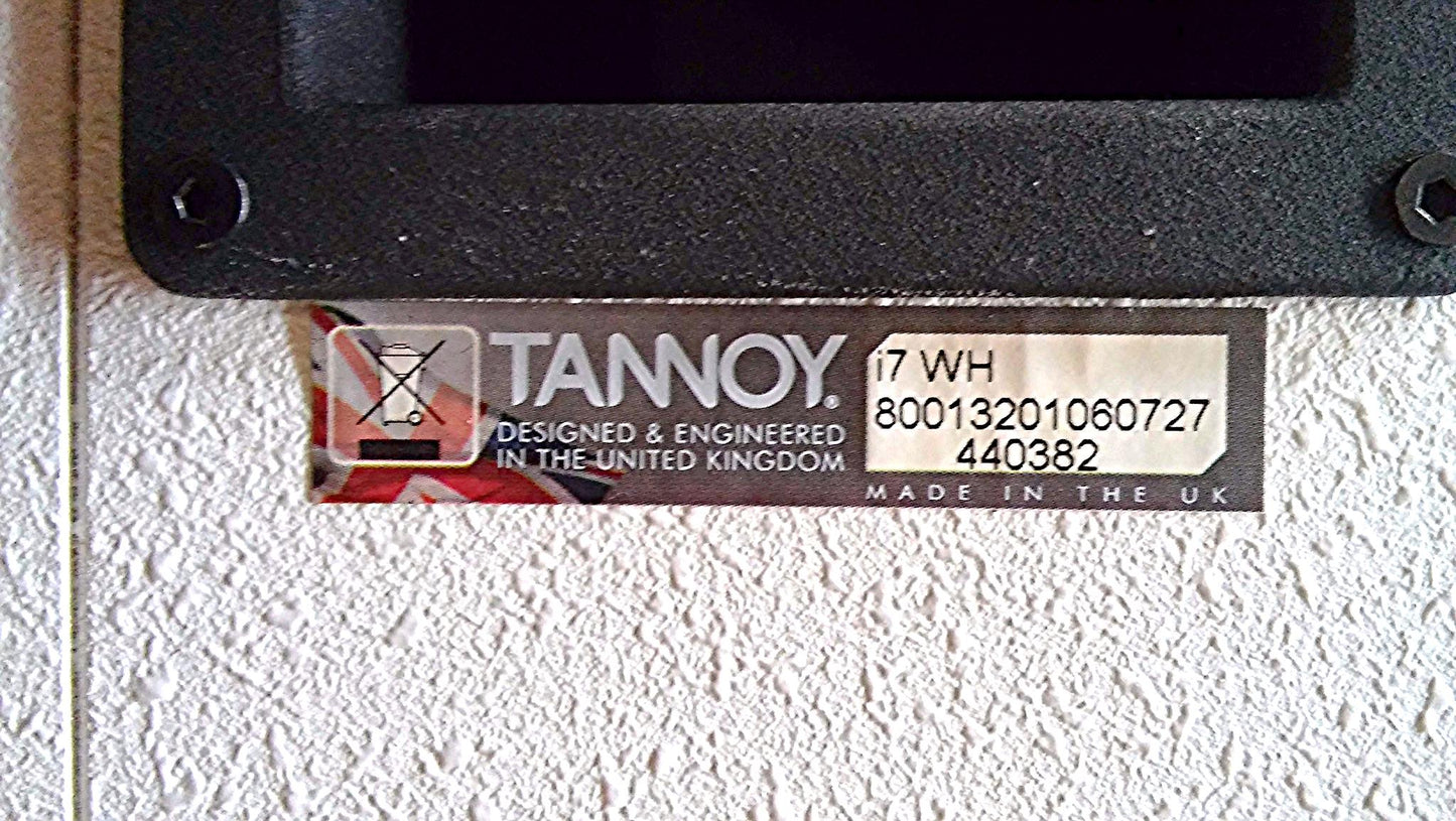 4 TANNOY i7 WH COLUMN ARRAY STYLE SPEAKERS WORKING PERFECT WATCH VIDEO FREE SHIP