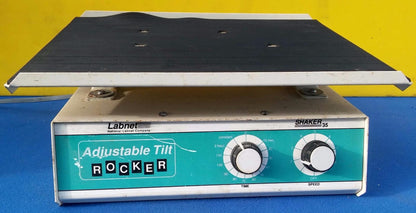 LABNET SHAKER 35 MODEL S-2035 ADJUSTABLE TILT ROKER PERFECT WATCH VIDEO FREESHIP