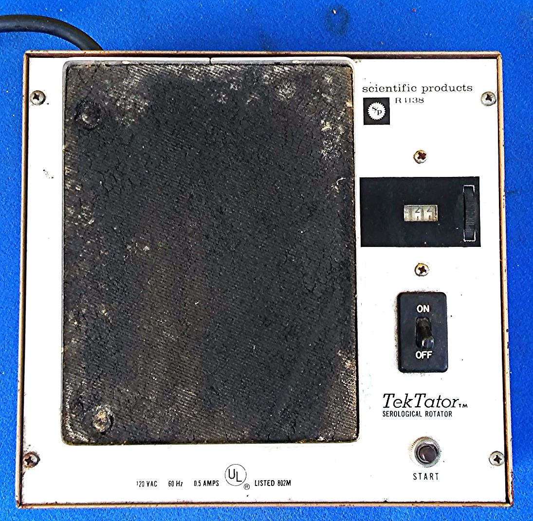 TEKTATOR SEROLOGICAL ROTATOR MODEL R1138 FREE SHIP