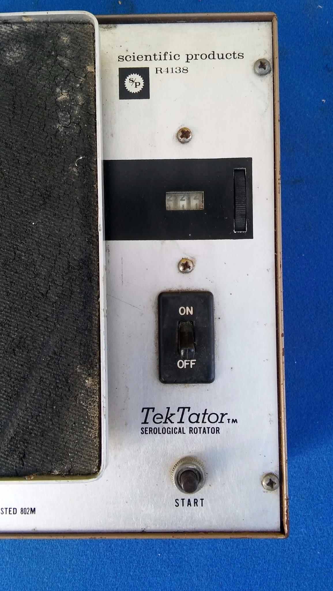 TEKTATOR SEROLOGICAL ROTATOR MODEL R1138 FREE SHIP