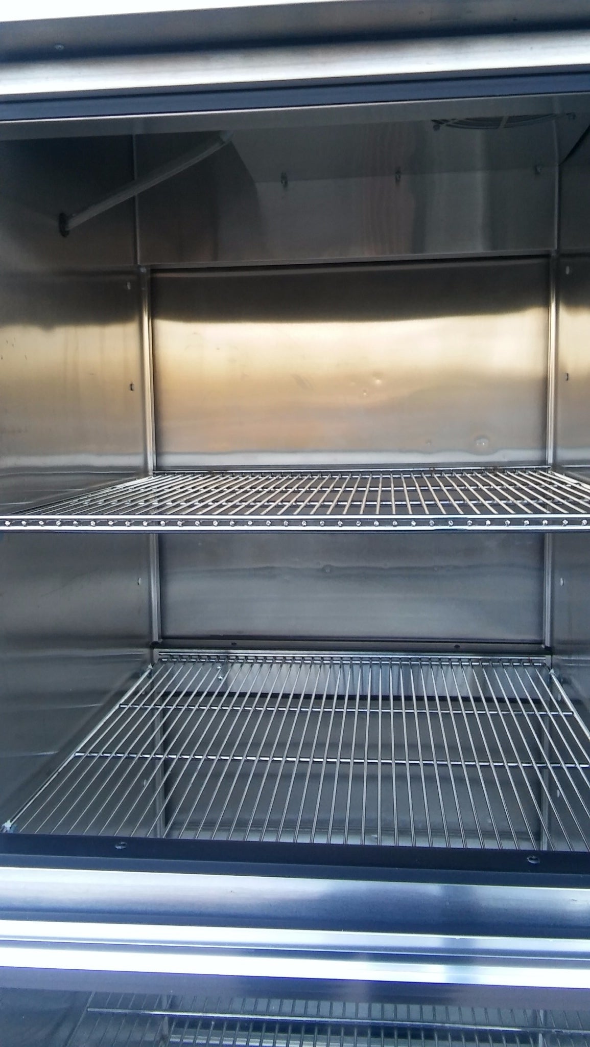 TRUE TS-28-2-G-2-PT GLASS DOOR PASS THRU COOLER REFRIGERATOR WATCHVIDEO FREESHIP