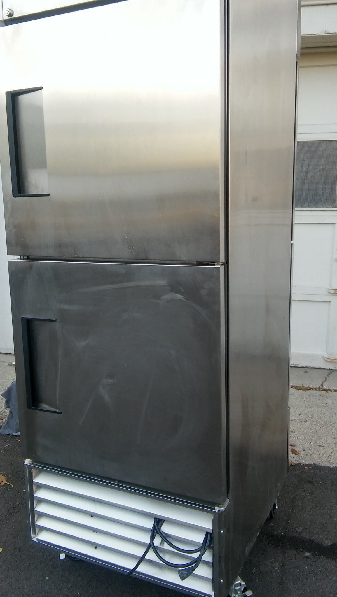 TRUE TS-28-2-G-2-PT GLASS DOOR PASS THRU COOLER REFRIGERATOR WATCHVIDEO FREESHIP