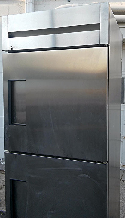 TRUE TS-28-2-G-2-PT GLASS DOOR PASS THRU COOLER REFRIGERATOR WATCHVIDEO FREESHIP