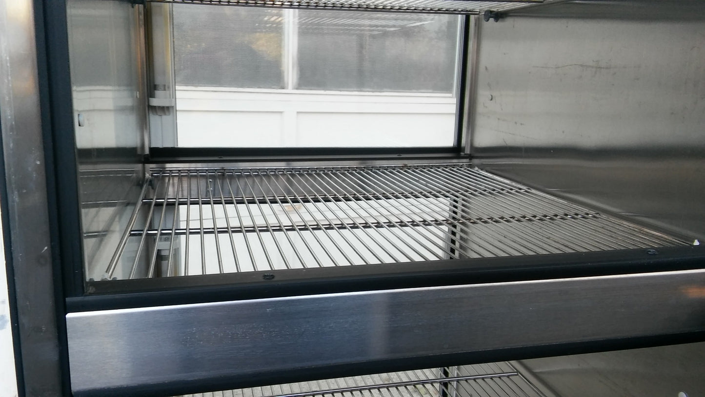 TRUE TS-28-2-G-2-PT GLASS DOOR PASS THRU COOLER REFRIGERATOR WATCHVIDEO FREESHIP