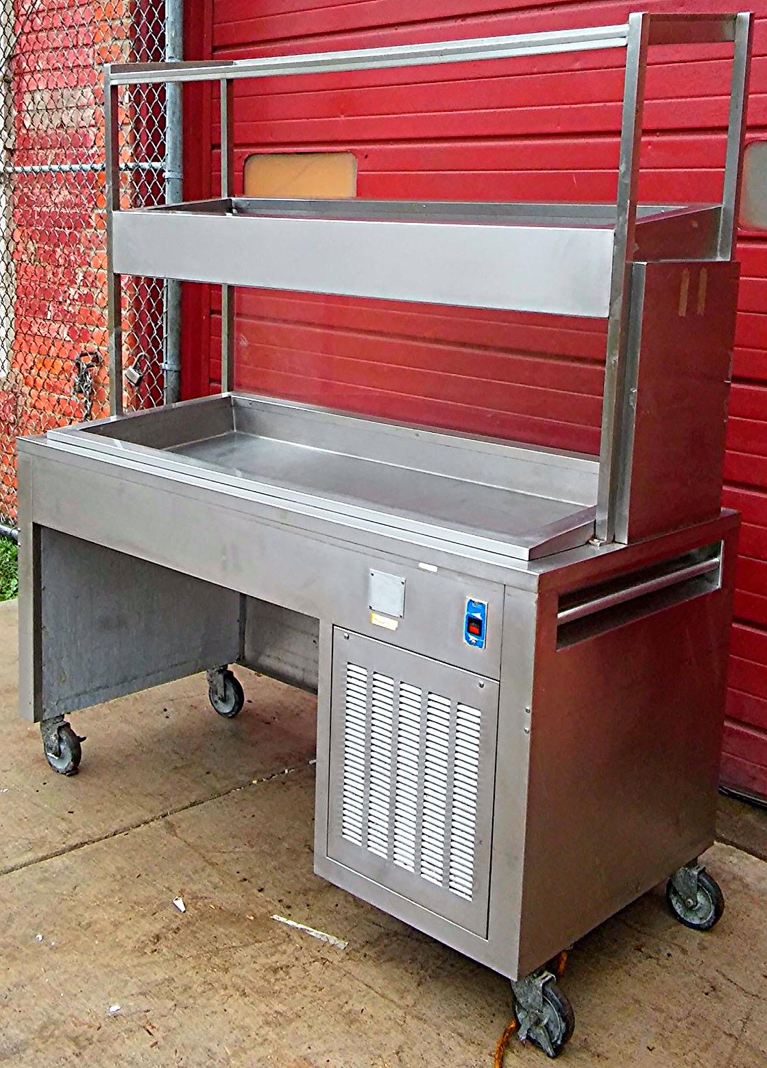 TRUE ST-2024-RT DOUBLE TRAY SET-N-SERVE ICED SALAD FOOD COLD BAR BUFFET FREESHIP