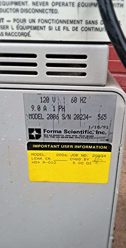 FORMA SCIENTIFIC DIGITAL WATER BATH  AND CIRCULATOR MODEL 2006  CH/P FREE SHIP