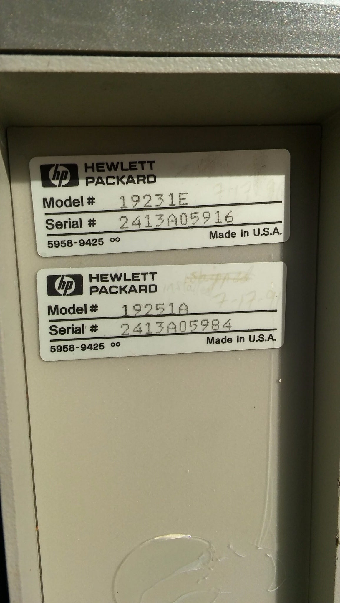 HEWLETT PACKARD 5890 SERIES II GAS CHROMATOGRAPH 7673 AUTOSAMPLER FREESHIPPING