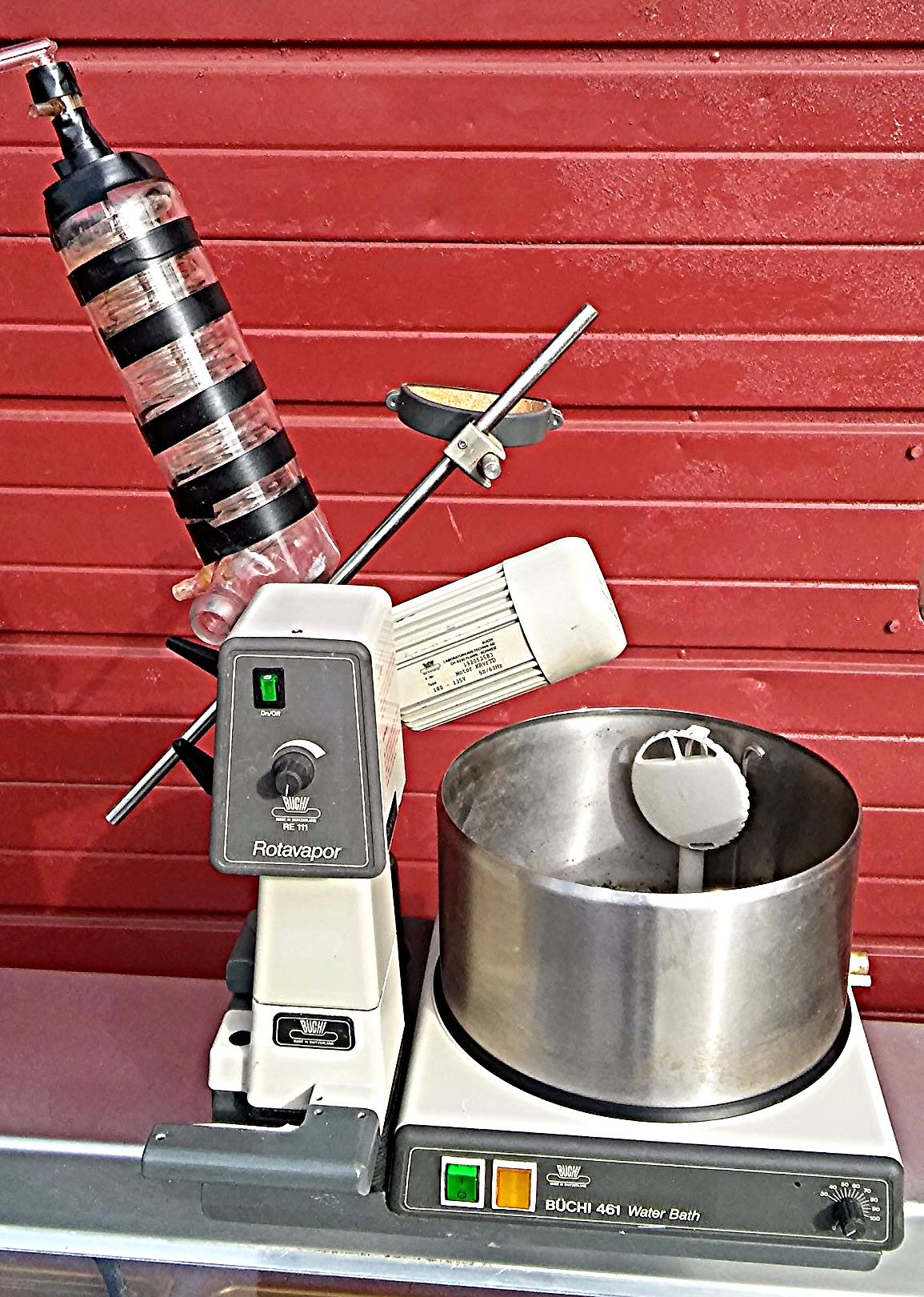 BUCHI RE-111 ROTAVAPOR & 461 WATER BATH  FREE SHIP