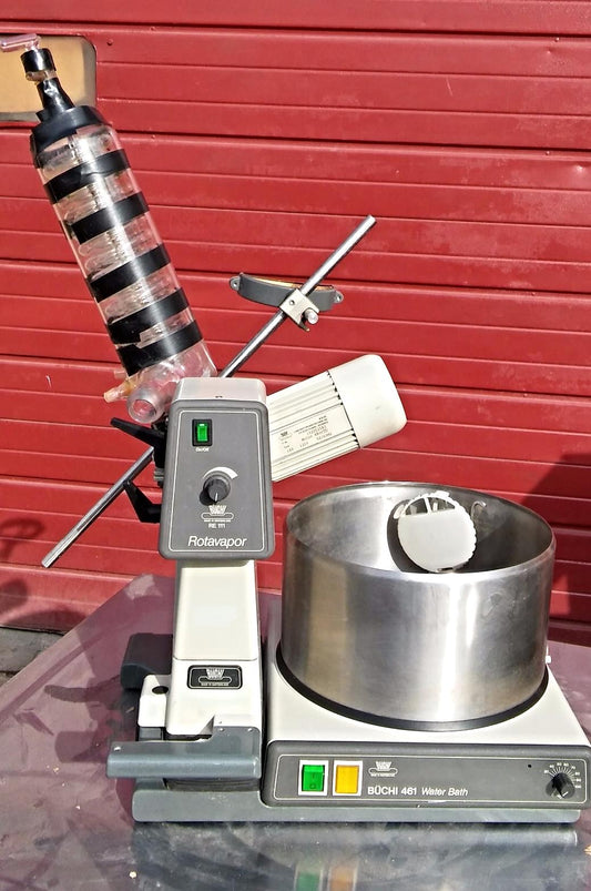 BUCHI RE-111 ROTAVAPOR & 461 WATER BATH  FREE SHIP