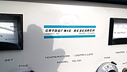 CRYOGENIC RESEARCH TEMPERATURE CONTROLLER TC-101 FREE SHIP
