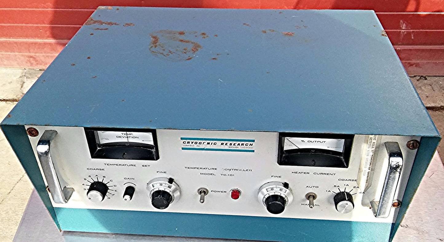CRYOGENIC RESEARCH TEMPERATURE CONTROLLER TC-101 FREE SHIP
