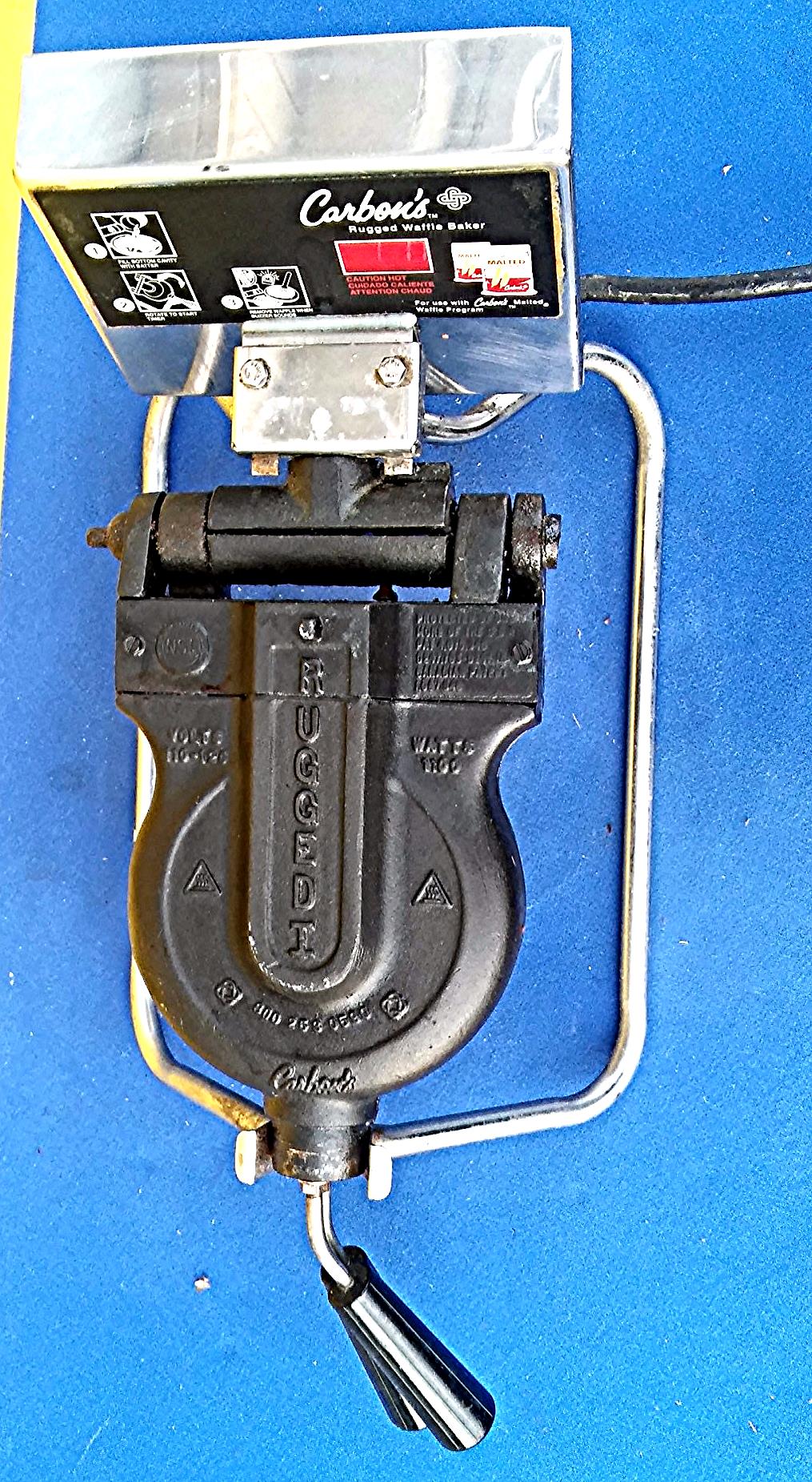 CARBON'S RUGGED WAFFLE MAKER FREE SHIP