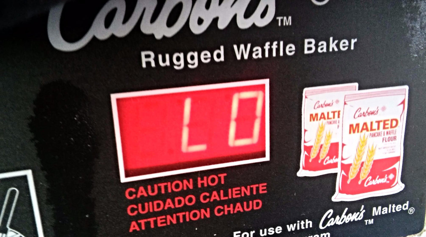 CARBON'S RUGGED WAFFLE MAKER FREE SHIP