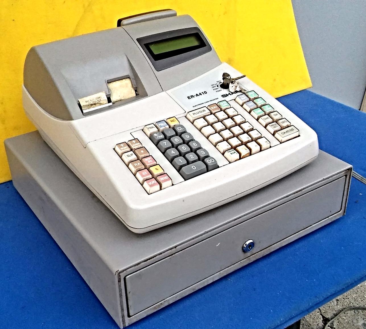 SHARP ER-A410 CASH REGISTER FREE SHIP