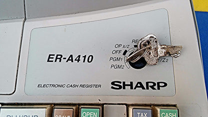 SHARP ER-A410 CASH REGISTER FREE SHIP