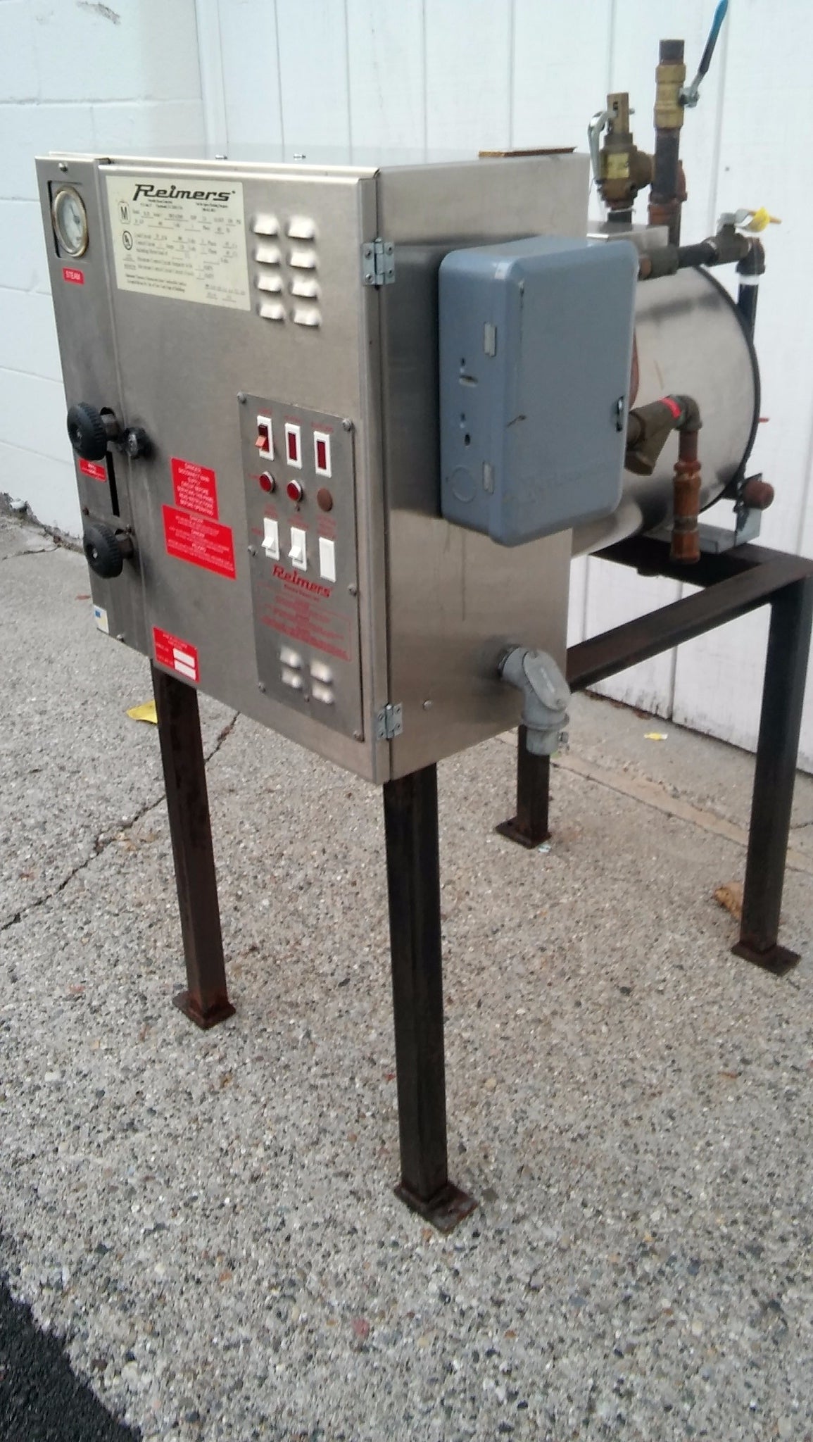 REIMERS ELECTRA STEAM ELECTRIC BOILER STEAMER R-20 PERFECT CONDIT FREE SHIPPING