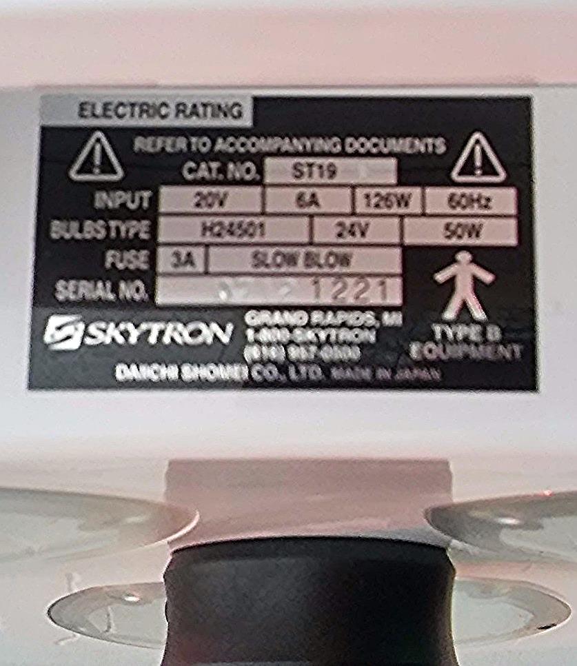 SKYTRON Stellar ST19S (stand) Portable Exam Light Surgery HOSPITAL FREE SHIPPING