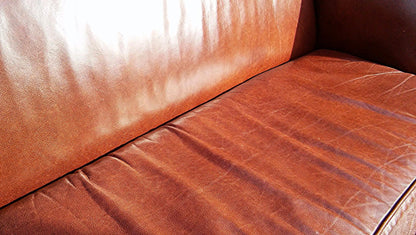 CABOT WRENN LEATHER BERWICK SOFA IN VERY GOOD CONDITION FREE SHIPPING