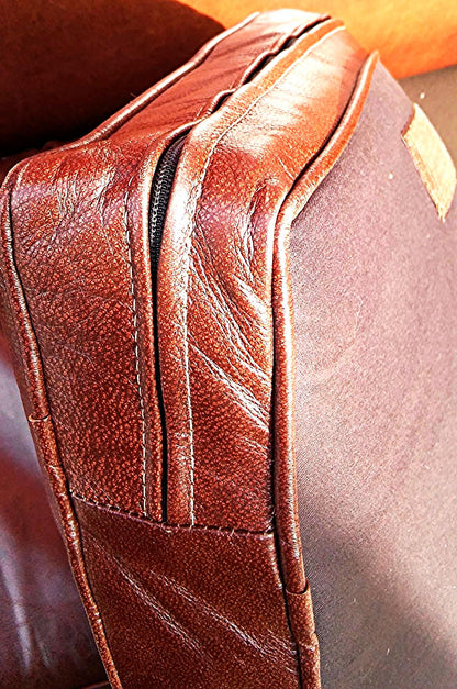 CABOT WRENN LEATHER BERWICK SOFA IN VERY GOOD CONDITION FREE SHIPPING