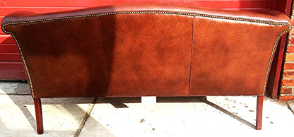 CABOT WRENN LEATHER BERWICK SOFA IN VERY GOOD CONDITION FREE SHIPPING