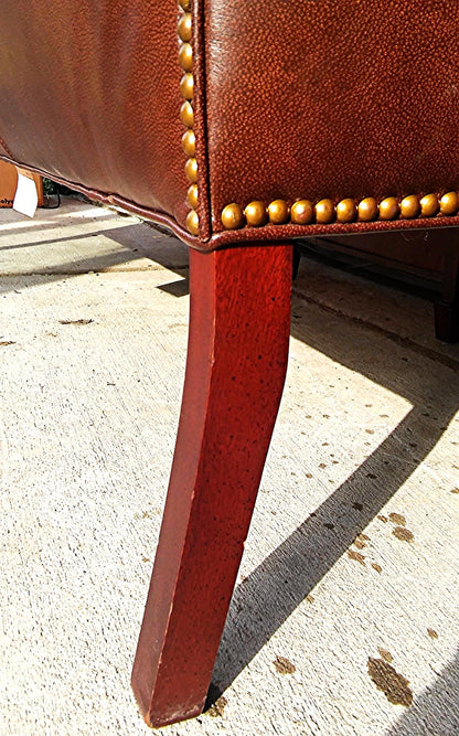 CABOT WRENN LEATHER BERWICK SOFA IN VERY GOOD CONDITION FREE SHIPPING