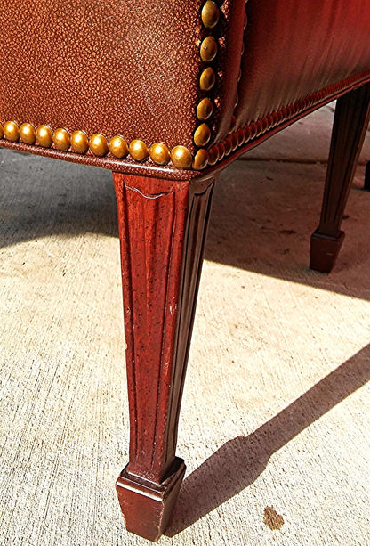 CABOT WRENN LEATHER BERWICK SOFA IN VERY GOOD CONDITION FREE SHIPPING