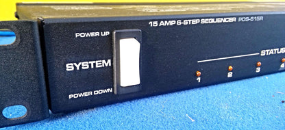 MIDDLE ATLANTIC PDS-615R 115 Volt Sequencing Rackmount Power Strip FREE SHIP