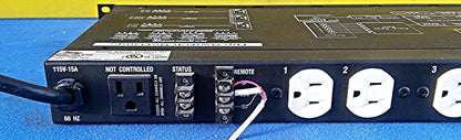 MIDDLE ATLANTIC PDS-615R 115 Volt Sequencing Rackmount Power Strip FREE SHIP