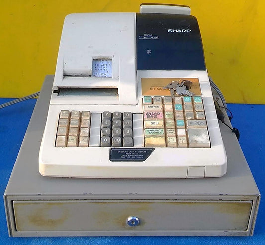 SHARP ER-A330 CASH REGISTER WORKING PERFECTLY FREE SHIP