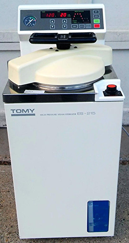TOMY ES-215 VERTICAL AUTOCLAVE 22 LITERS RARE UNIT TOP LOAD WATCH VIDEO FREESHIP
