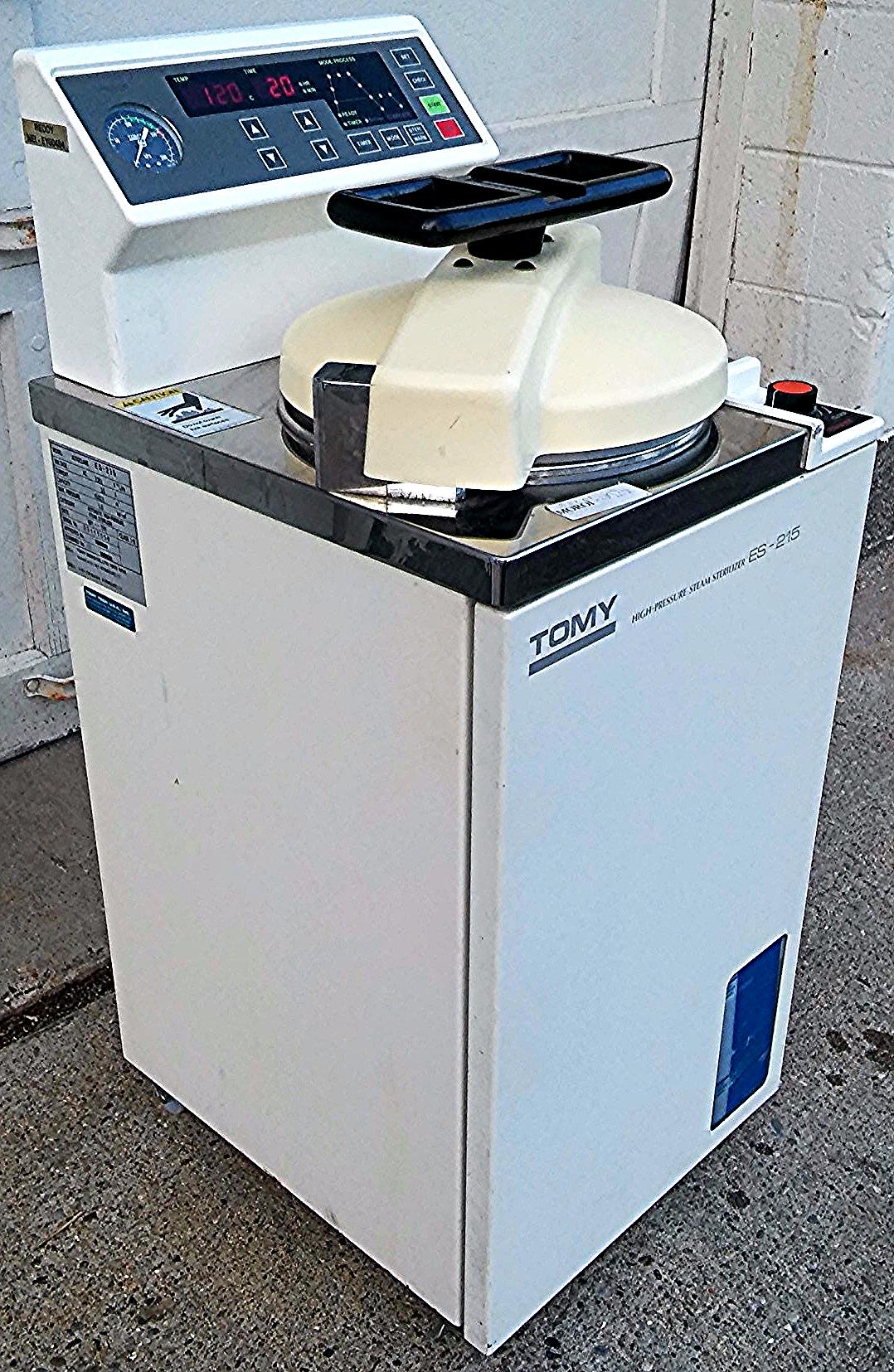 TOMY ES-215 VERTICAL AUTOCLAVE 22 LITERS RARE UNIT TOP LOAD WATCH VIDEO FREESHIP
