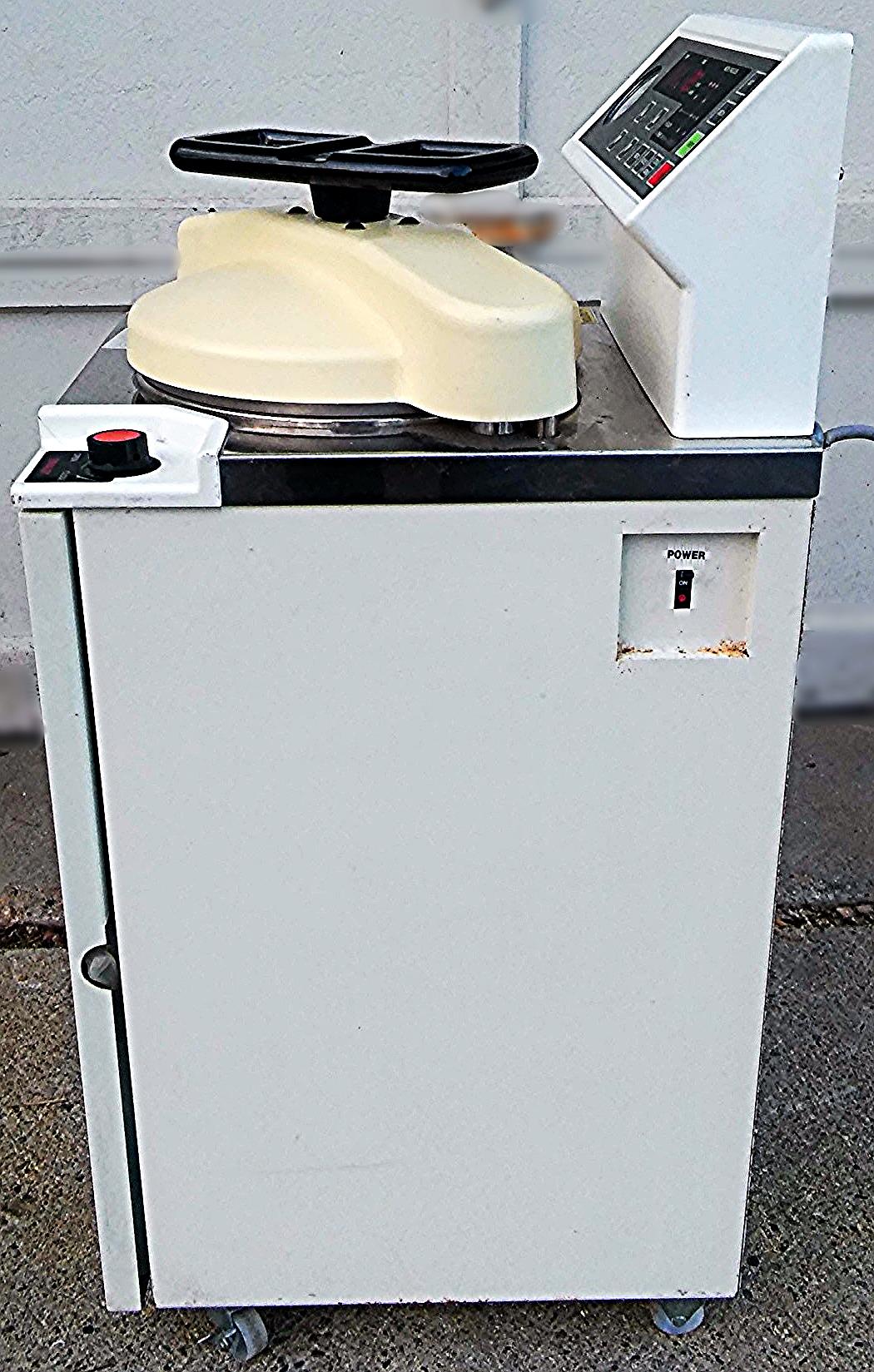 TOMY ES-215 VERTICAL AUTOCLAVE 22 LITERS RARE UNIT TOP LOAD WATCH VIDEO FREESHIP